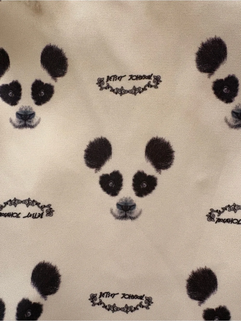 Betsey Johnson charming panda